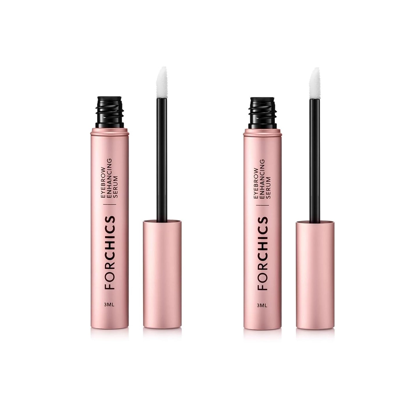 Forbrow by : 2 Pack Eyebrow Enhancing Serum - Thicker, Fuller Brows with Natural & Organic Conditioner | Vegan & Cruelty-Free with Innovative Peptides