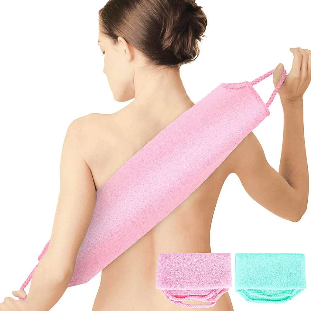 Back Scrubber for Shower WOVTE (2 Pack Stretchable)